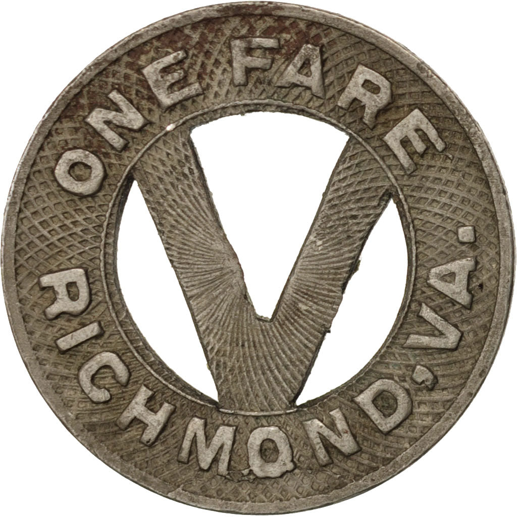 États-Unis, Virginia, Richmond, Virginia Railway & Power Company, Token