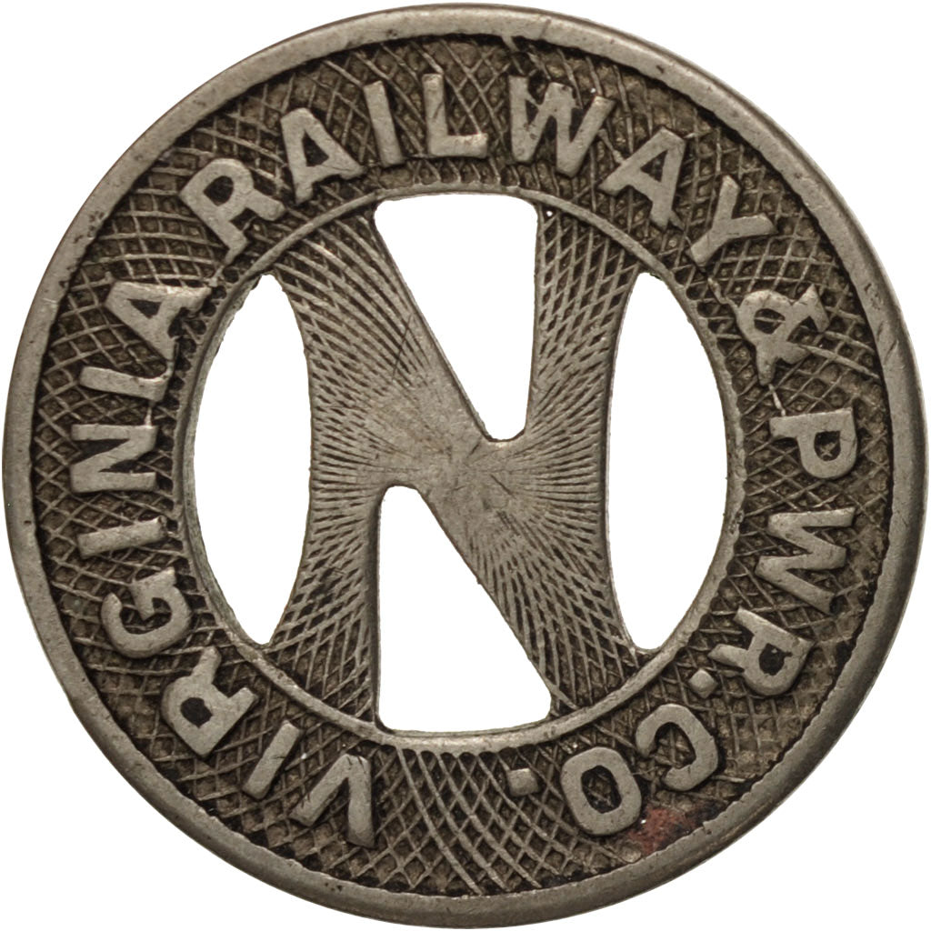 United States, Virginia, Richmond, Virginia Railway & Power Company, Token