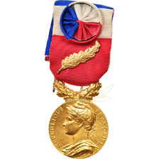 France, Médaille d'honneur du travail, Médaille, 1968, Excellent Quality