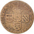 Moneta, Paesi Bassi Spagnoli, NAMUR, Philip V of Spain, Liard, 1710, MB+, Rame