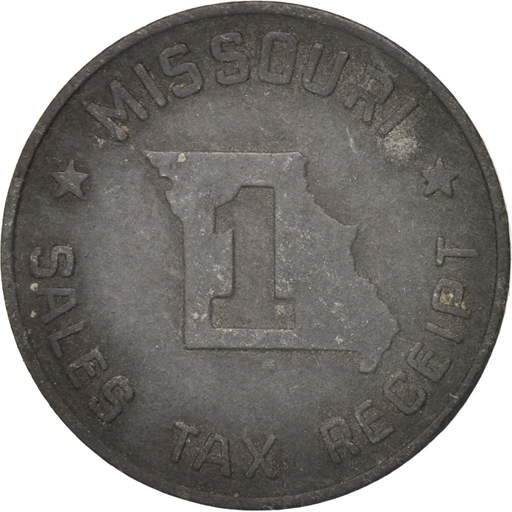 Verenigde Staten, Missouri Sales Tax Receipt, Token
