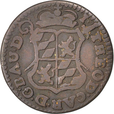 LIEGE, Liard, 1750, Liege, KM #155, VF(30-35), Copper, 3.50
