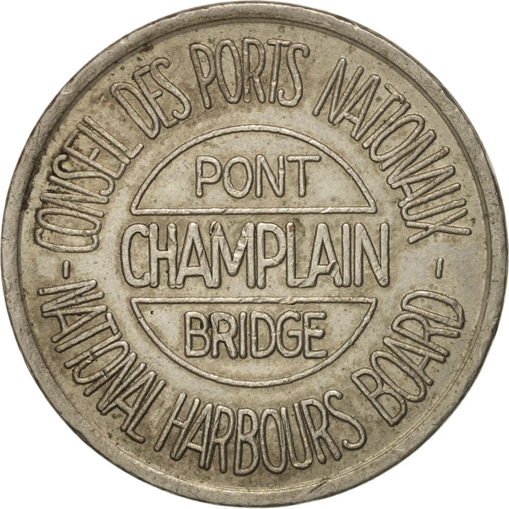Canada, Token, National Harbours Board, Champlain Bridge, AU(50-53), Nickel