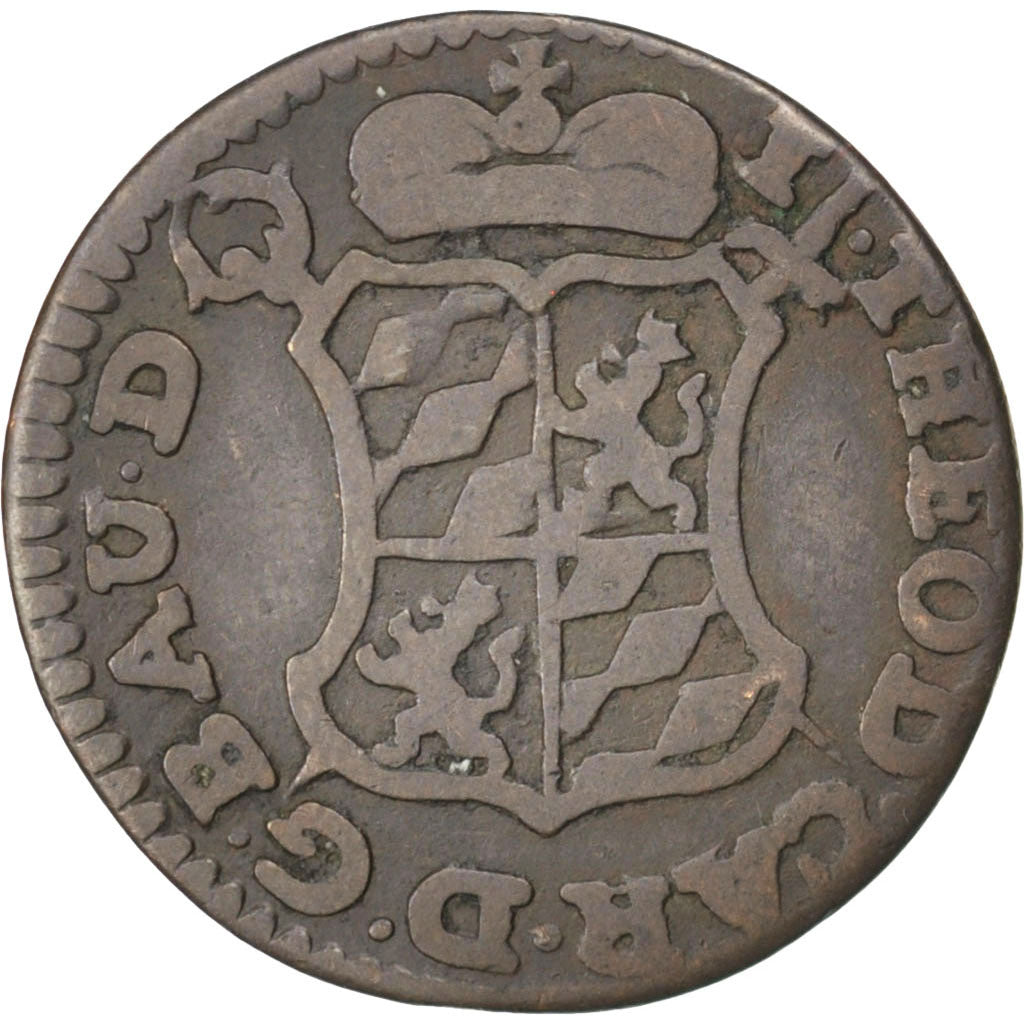 Belgium, Liard, 1751, KM #155, VF(30-35), Copper, 3.30