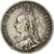 Moneda, Gran Bretaña, Victoria, 3 Pence, 1891, MBC, Plata, KM:758