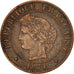 Moneta, Francja, Cérès, Centime, 1874, Paris, EF(40-45), Bronze, KM:826.1