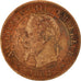 France, Napoleon III, Napoléon III, 2 Centimes, 1862, Bordeaux, VF(30-35)