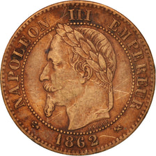 France, Napoleon III, Napoléon III, 2 Centimes, 1862, Bordeaux, EF(40-45)