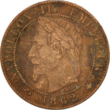 Coin, France, Napoleon III, Napoléon III, Centime, 1862, Paris, EF(40-45)