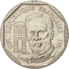 France, Pasteur, 2 Francs, 1995, Paris, AU(50-53), Nickel, KM:1119, Gadoury:549