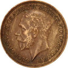 Great Britain, George V, Farthing, 1927, EF(40-45), Bronze, KM:825