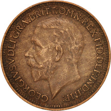 Great Britain, George V, Farthing, 1932, AU(50-53), Bronze, KM:825