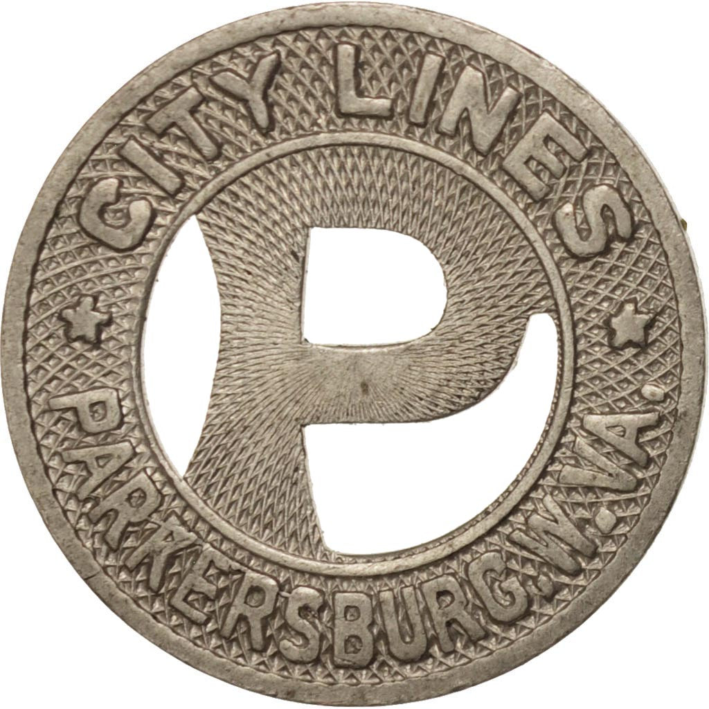 Estados Unidos, Parkersburg City Lines, Token