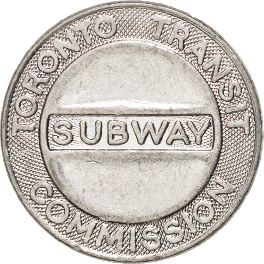 Canada, Token, Toronto Transit Subway Commission, MS(65-70), Aluminum