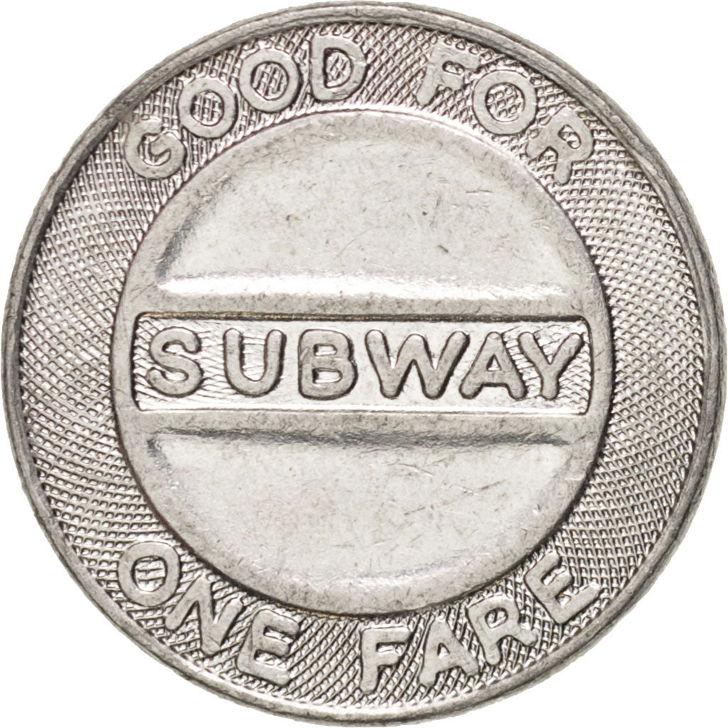 Canada, Token, Toronto Transit Subway Commission, MS(65-70), Aluminum