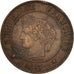 Monnaie, France, Cérès, 2 Centimes, 1895, Paris, TB, Bronze, KM:827.1