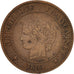 Monnaie, France, Cérès, 2 Centimes, 1895, Paris, TB, Bronze, KM:827.1