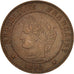 Moneta, Francja, Cérès, 2 Centimes, 1896, Paris, AU(50-53), Bronze, KM:827.1