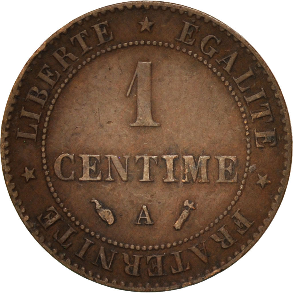 Monnaie, France, Cérès, Centime, 1888, Paris, TTB, Bronze, KM:826.1