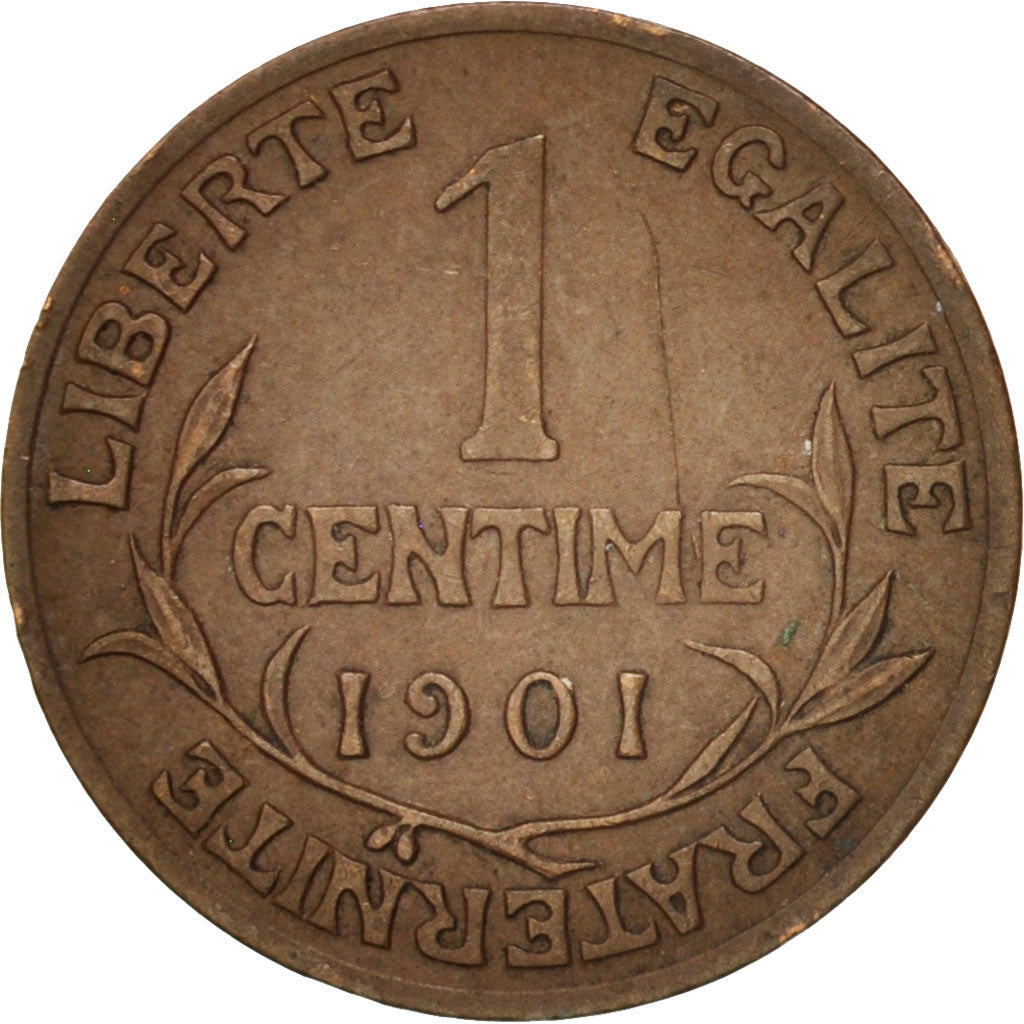 France, Dupuis, Centime, 1901, Paris, EF(40-45), Bronze, KM:840, Gadoury:90
