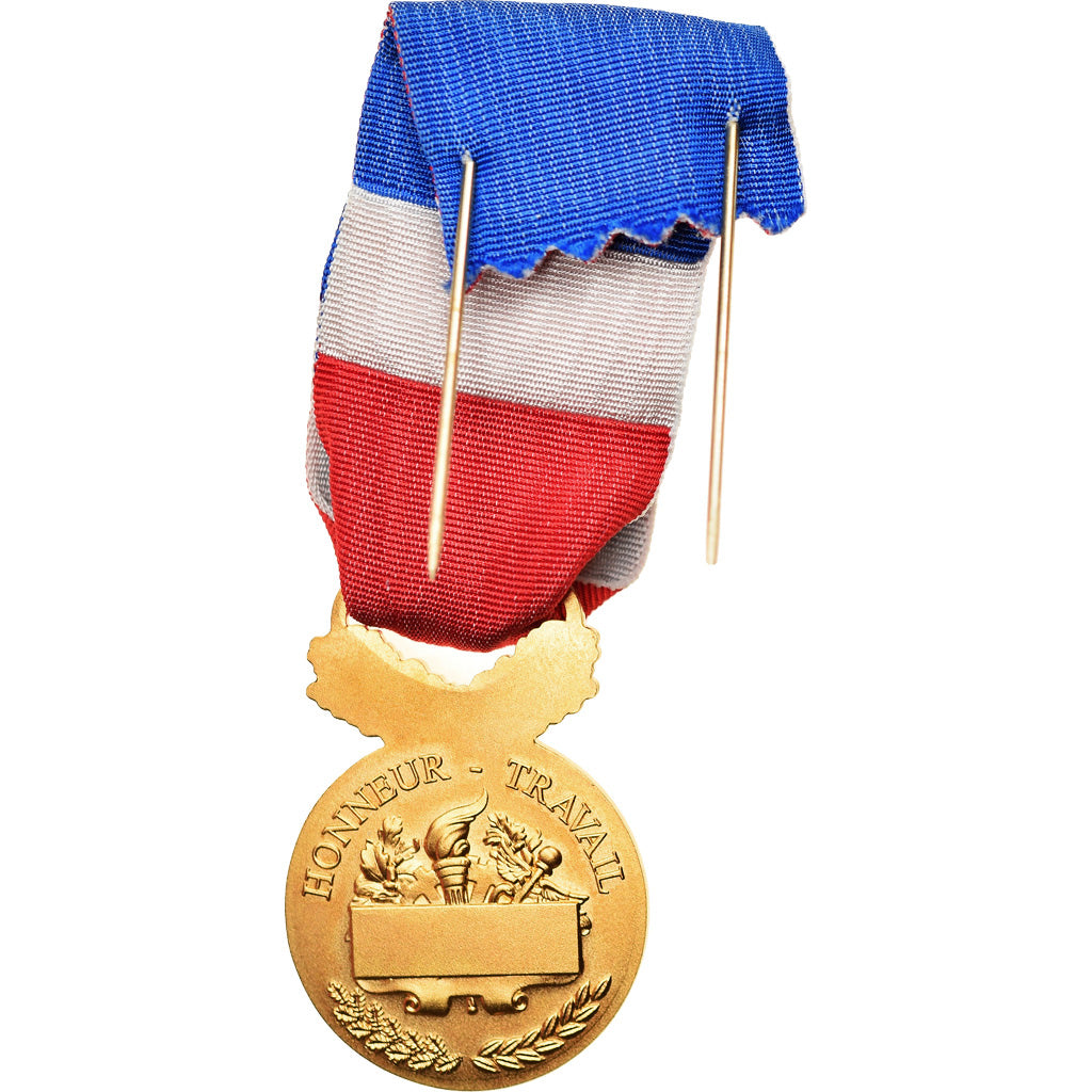 France, Médaille d'honneur du travail, Medal, Uncirculated, Gilt Bronze, 27