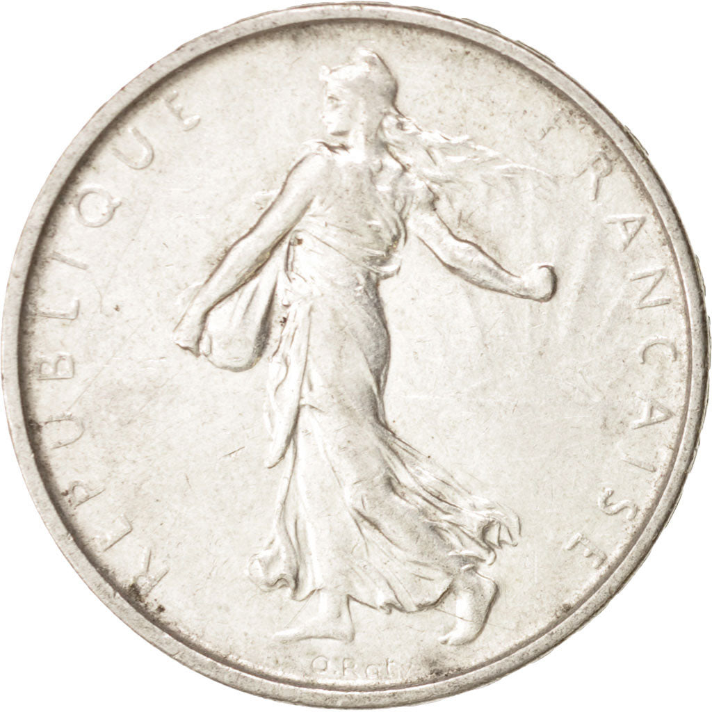 Coin, France, Semeuse, 5 Francs, 1963, Paris, AU(50-53), Silver, KM:926