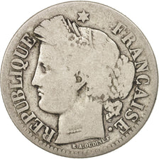 Monnaie, France, Cérès, 2 Francs, 1871, Bordeaux, B+, Argent, KM:816.2