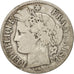 France, Cérès, 2 Francs, 1871, Paris, VF(20-25), Silver, KM:817.1, Gadoury:530