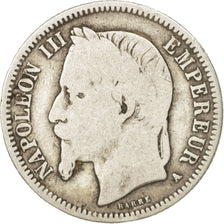 France, Napoleon III, Napoléon III, Franc, 1868, Paris, TB, Argent, KM:806.1