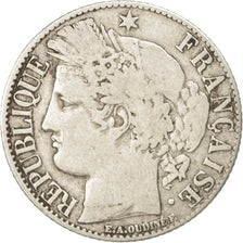 Monnaie, France, Cérès, Franc, 1895, Paris, TB, Argent, KM:822.1, Gadoury:465a
