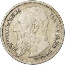 Coin, Belgium, 2 Francs, 2 Frank, 1904, EF(40-45), Silver, KM:59