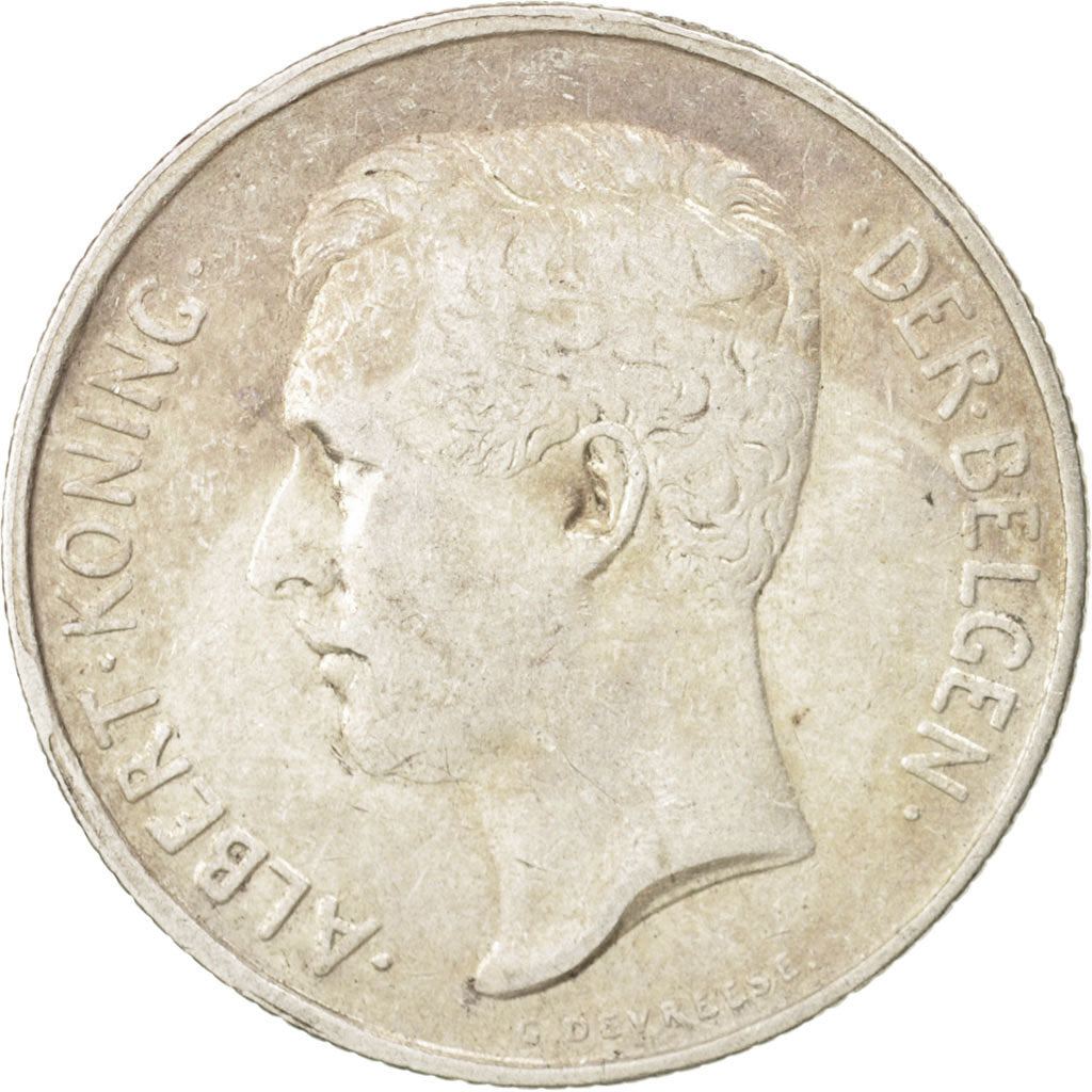 Belgium, 2 Francs, 2 Frank, 1911, VF(30-35), Silver, KM:75