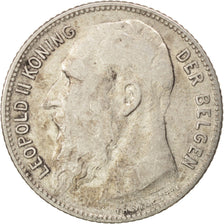 Coin, Belgium, Franc, 1909, VF(20-25), Silver, KM:57.1