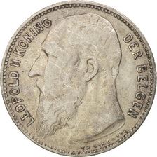 Coin, Belgium, Franc, 1909, VF(20-25), Silver, KM:57.1