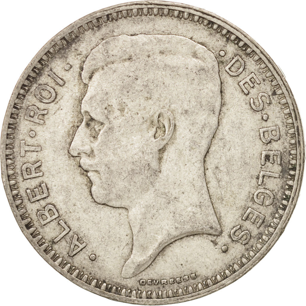Coin, Belgium, 20 Francs, 20 Frank, 1934, EF(40-45), Silver, KM:103.1