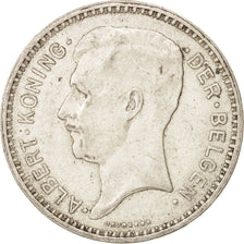 Belgium, 20 Francs, 20 Frank, 1934, AU(50-53), Silver, KM:104.1