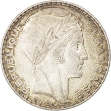 Munten, Frankrijk, Turin, 20 Francs, 1934, Paris, ZF+, Zilver, KM:879