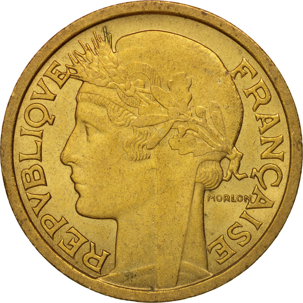 Monnaie, France, Morlon, 2 Francs, 1939, Paris, SUP, Aluminum-Bronze, KM:886