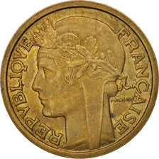 France, Morlon, 2 Francs, 1940, Paris, AU(55-58), Aluminum-Bronze, KM:886