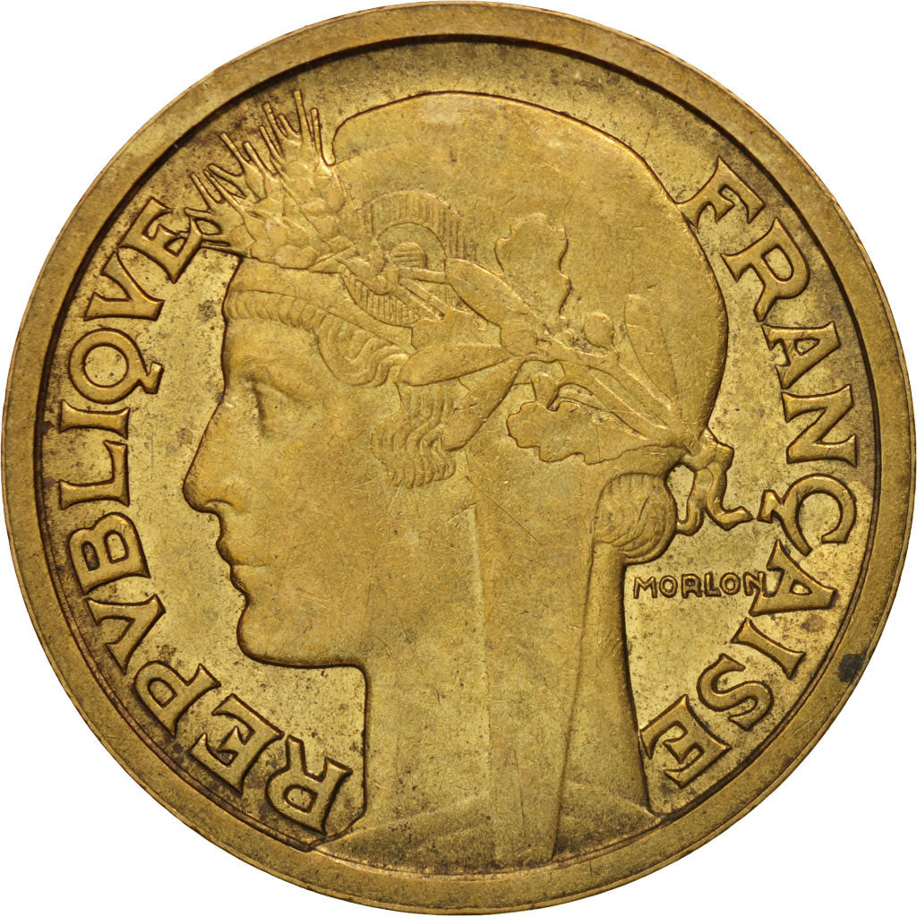 Coin, France, Morlon, 2 Francs, 1941, AU(50-53), Aluminum-Bronze, KM:886