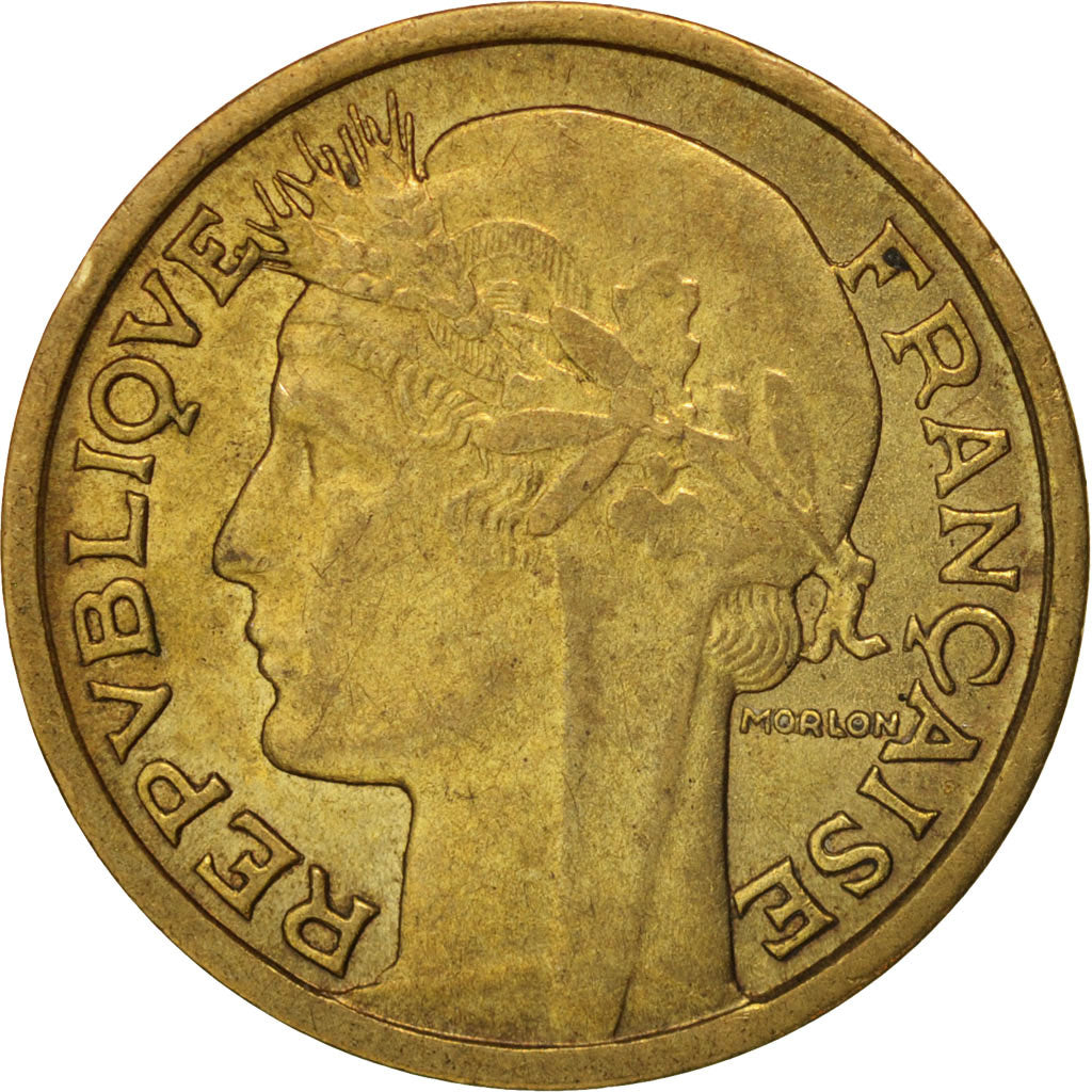 Moneta, Francja, Morlon, 50 Centimes, 1941, AU(55-58), Aluminium-Brąz
