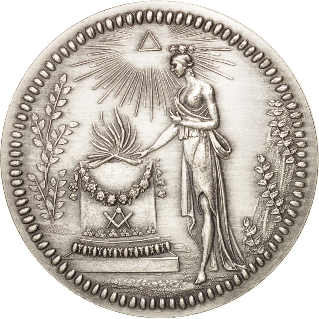 France, Token, Masonic, Orient de Louviers, Loge des Arts et l'Amitié