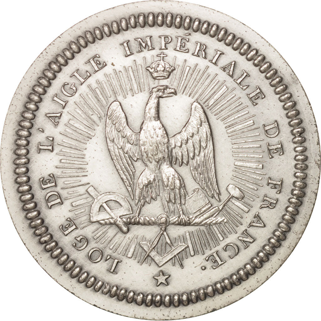Francia, Token, Masonic, Orient de Paris, Loge de l'Aigle Impériale de France