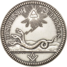 France, Token, Masonic, Orient de Paris, Loge de St. Michel, 1807, MS(65-70)