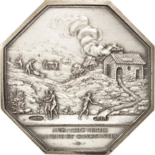 France, Token, Industry, Mines de Baigorry, 1787, MS(65-70), Silver, 36