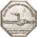 France, Token, Compagnie du Rhône, 1844, MS(65-70), Silver