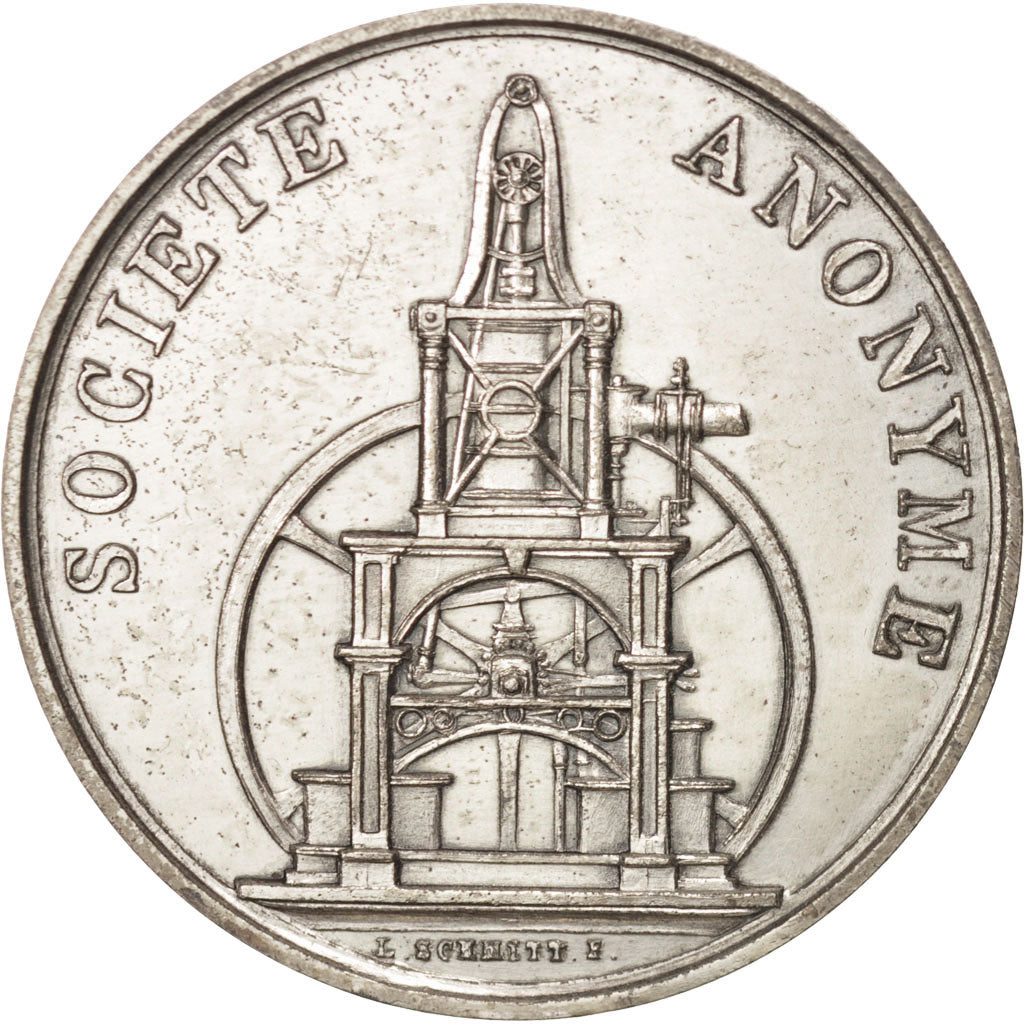 France, Token, Industry, Compagnies des moulins à vapeur de Perrache, Schmitt