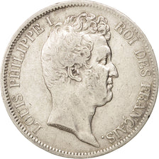 France, Louis-Philippe, 5 Francs, 1831, Marseille, VF(30-35), Silver