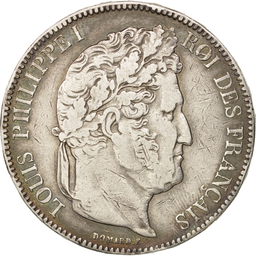 Frankreich, Louis-Philippe, 5 Francs, 1842, Paris, VF(30-35), Silber