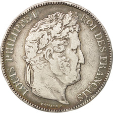 Frankreich, Louis-Philippe, 5 Francs, 1842, Paris, VF(30-35), Silber